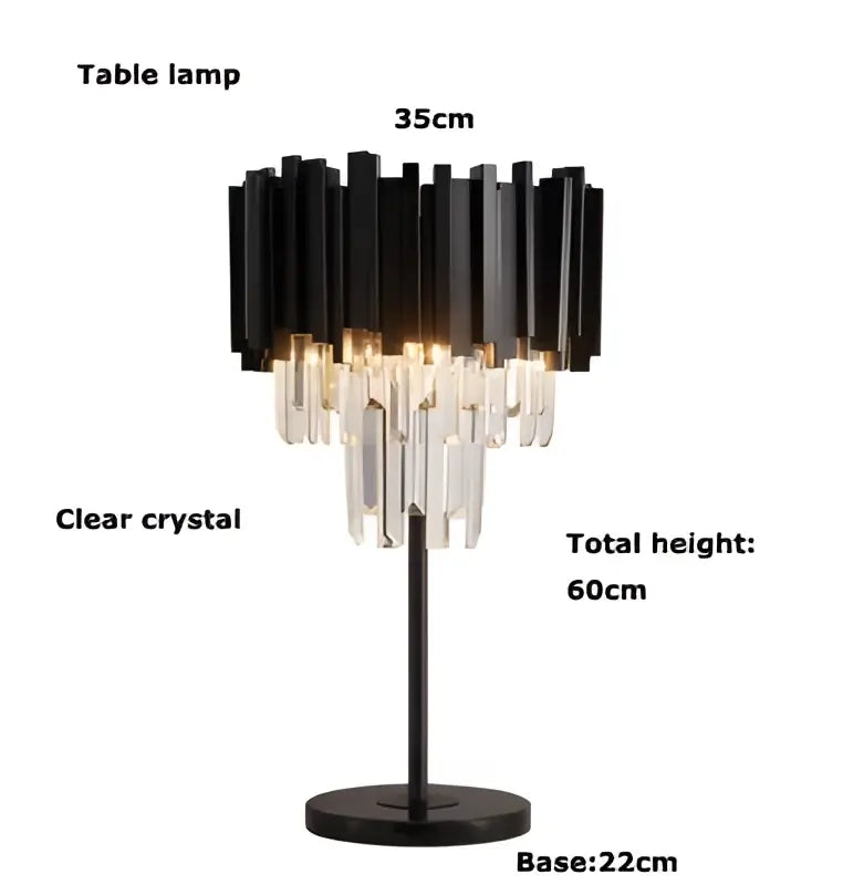 Gold Crystal Marble Floor Lamp