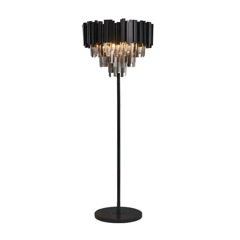 Gold Crystal Marble Floor Lamp