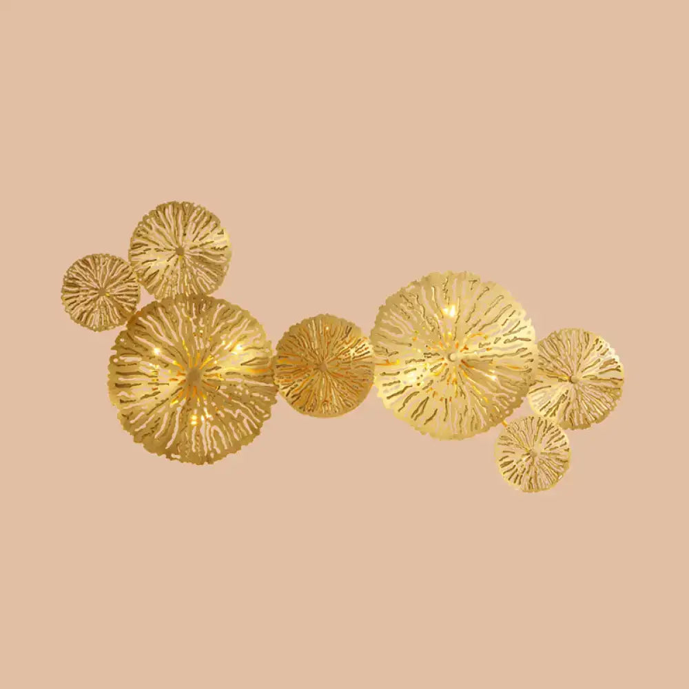 Gold Coral Wall Light