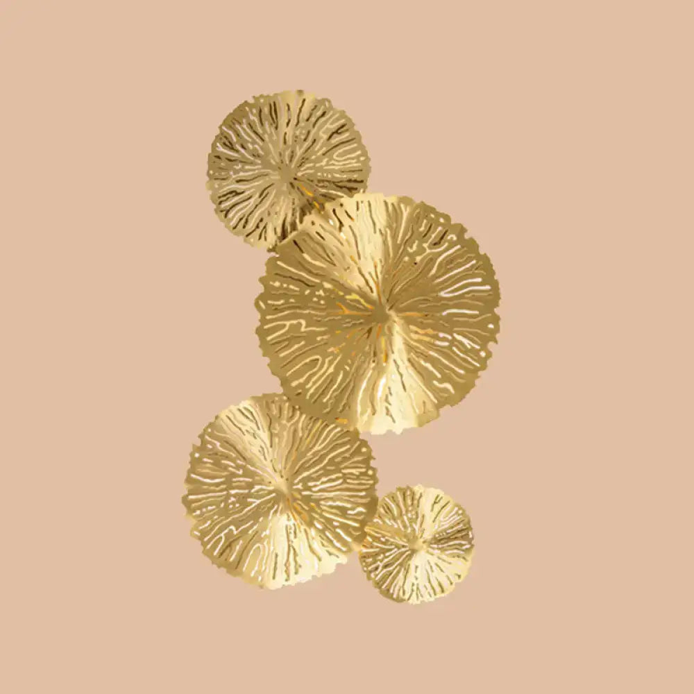 Gold Coral Wall Light