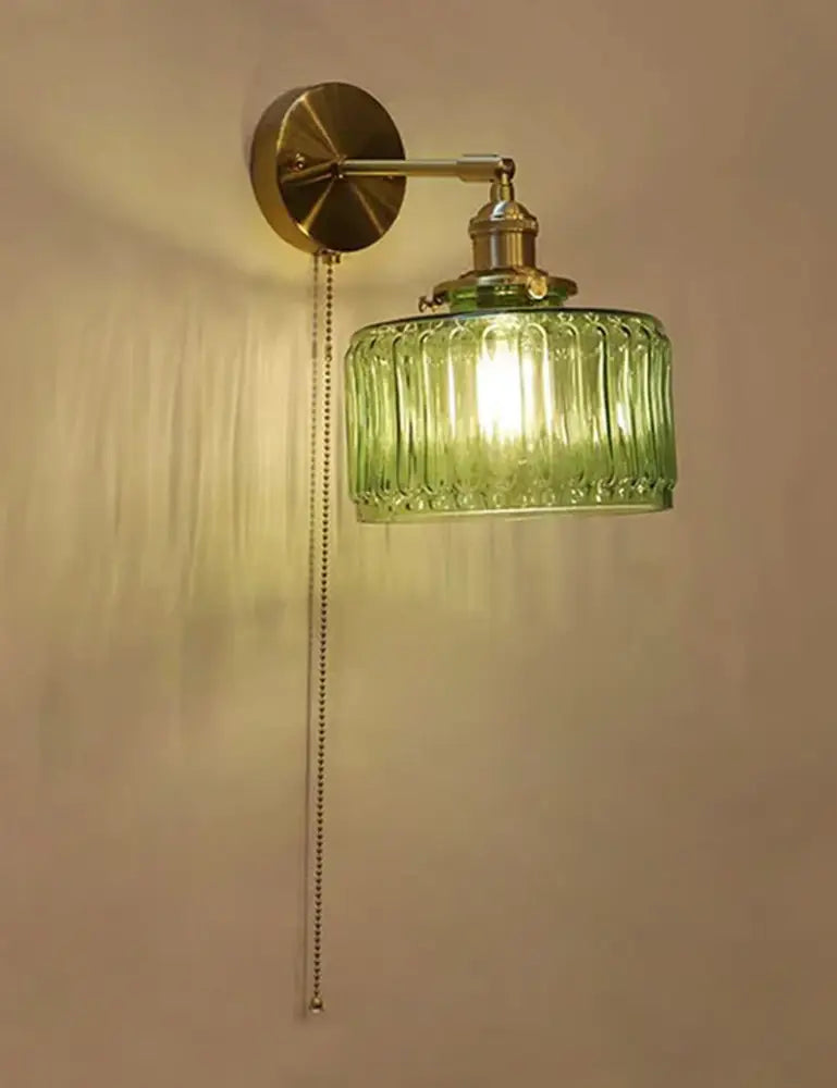 Wall Lamp Art Deco Brass Bedroom Sconce