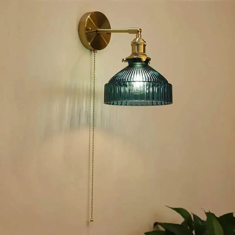 Wall Lamp Art Deco Brass Bedroom Sconce