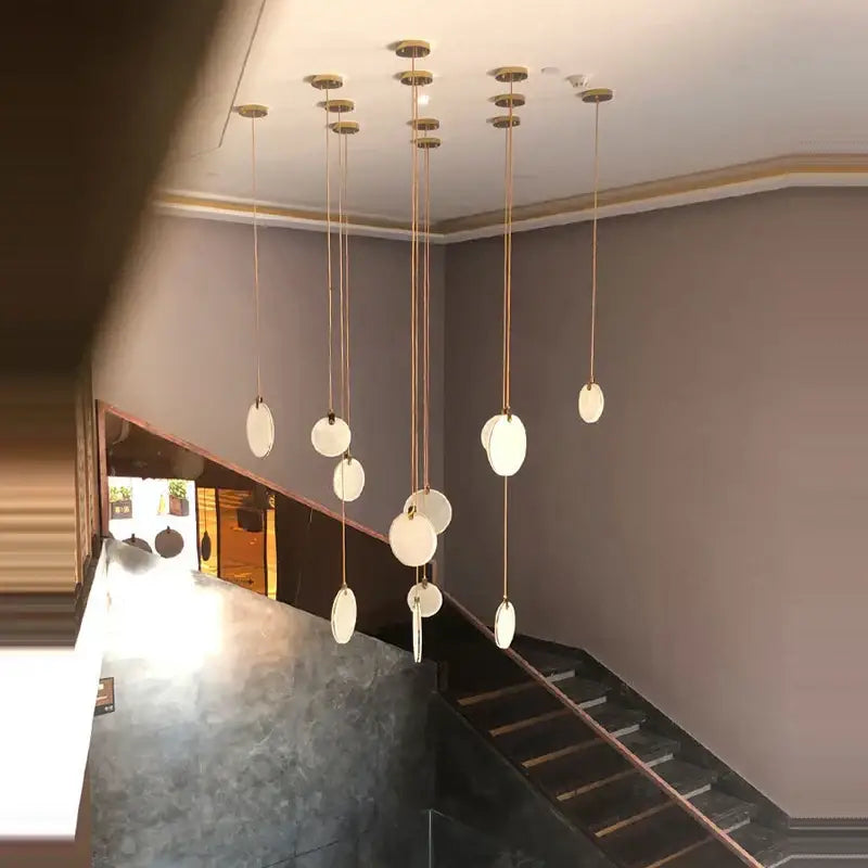 Marble Art Deco Pendant