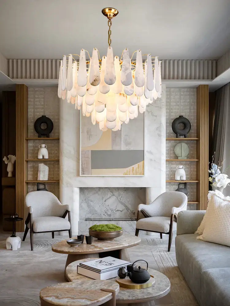 Marble Deco LED Chandelier