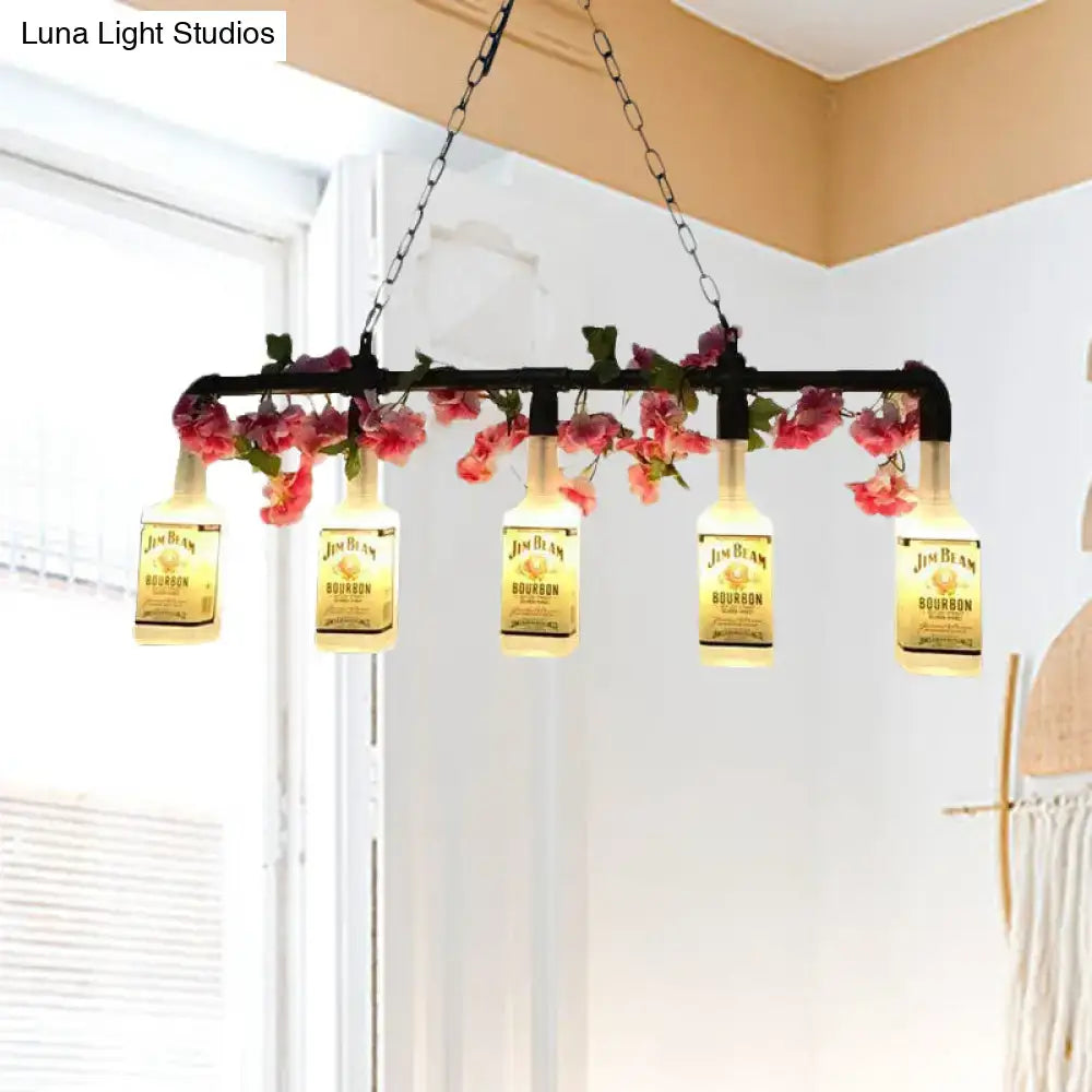 Yellow Glass Art Deco Pendant Light