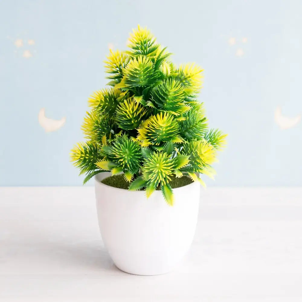 Green Pink Bonsai Tree