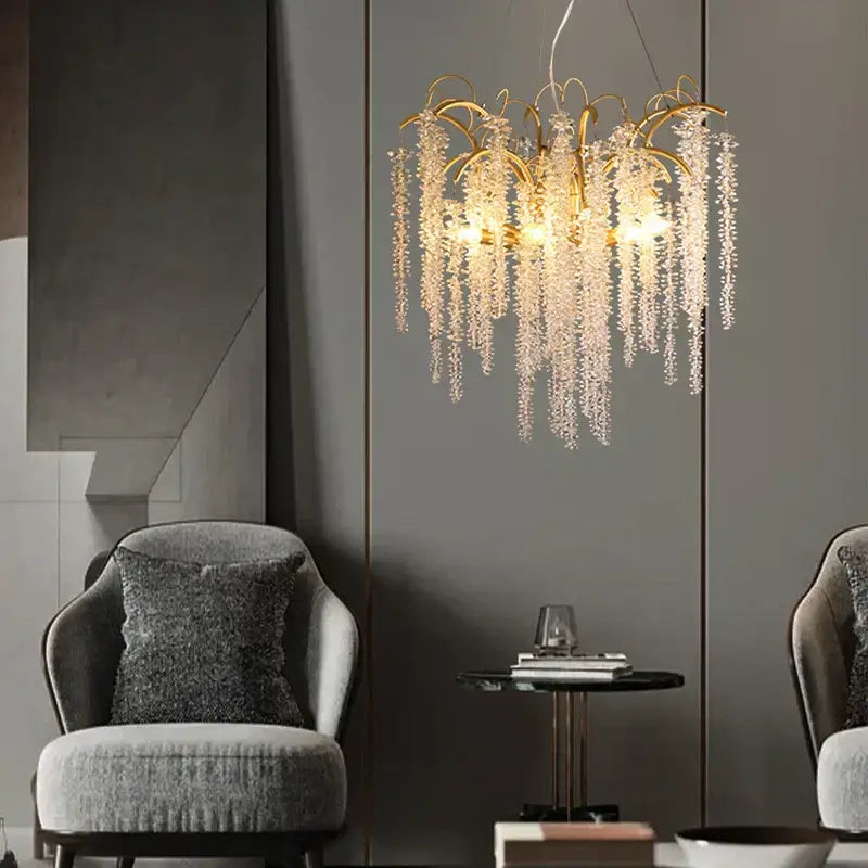 Gold Wistaria Chandelier
