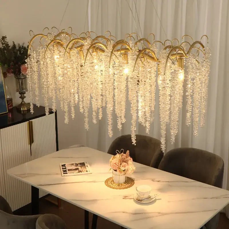 Gold Wistaria Chandelier