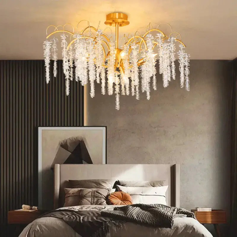 Gold Wistaria Chandelier