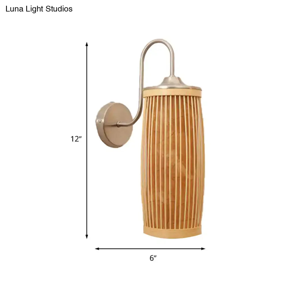 Bamboo Brass Wall Sconce