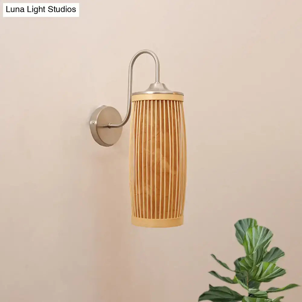 Bamboo Brass Wall Sconce
