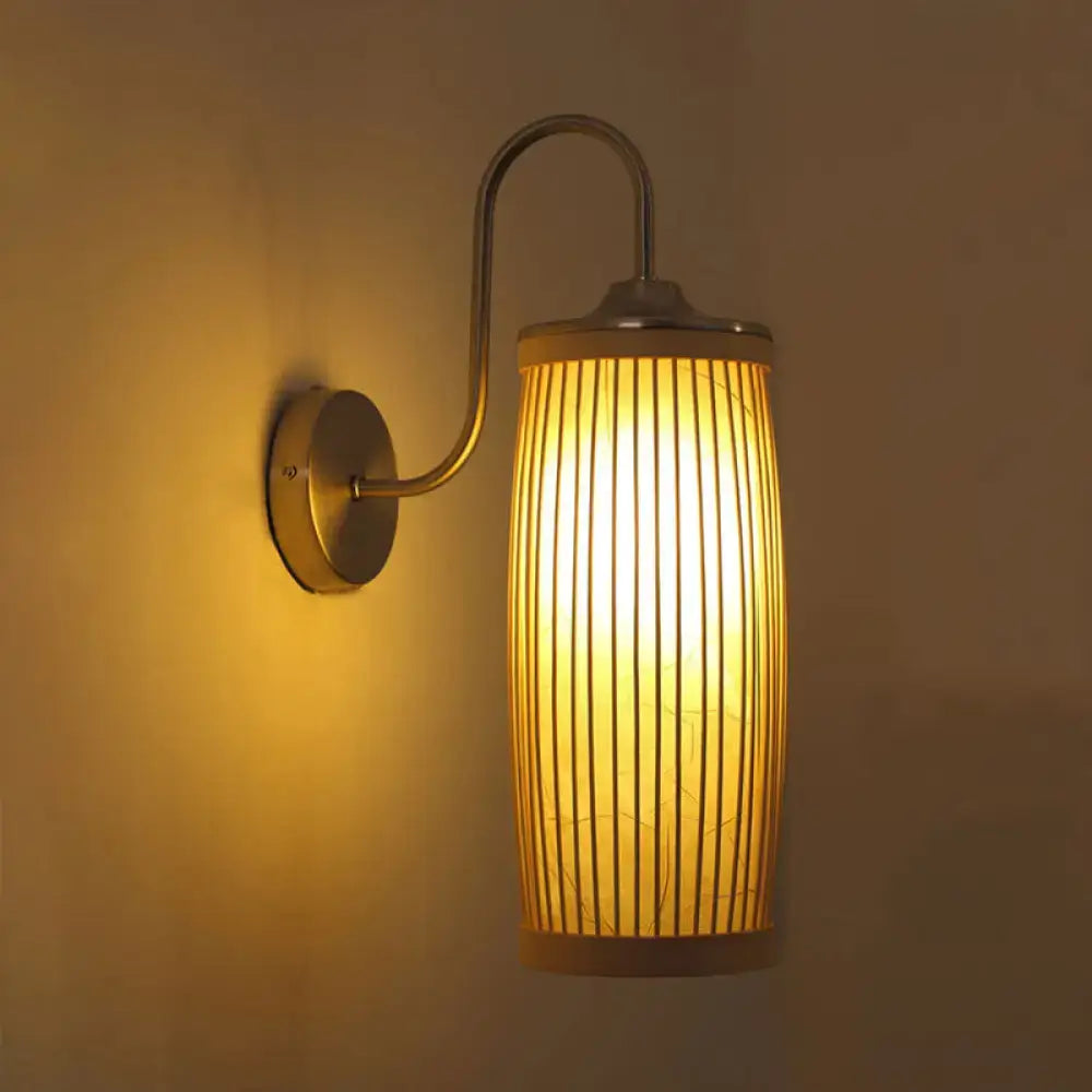 Bamboo Brass Wall Sconce