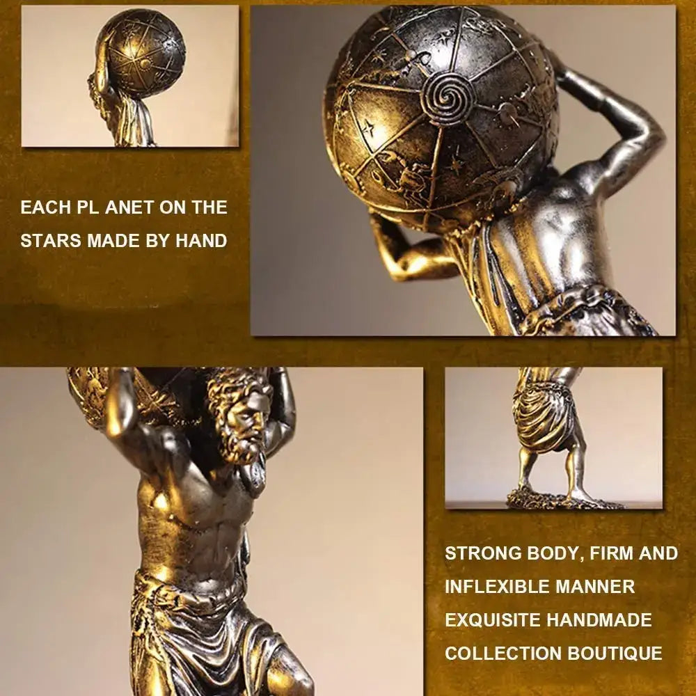 Bronze Greek Titan Statue