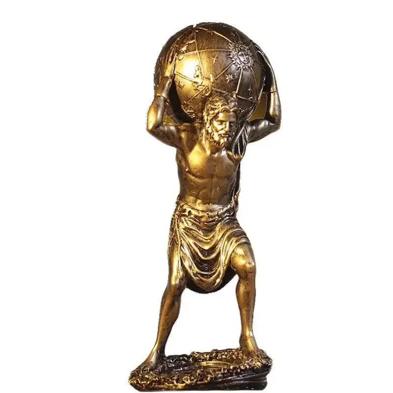 Bronze Greek Titan Statue