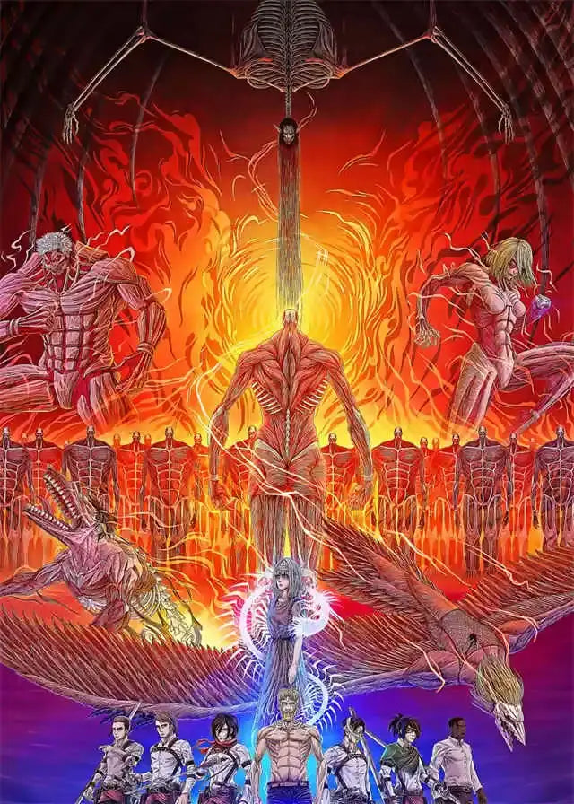 Titan Anime Poster Art