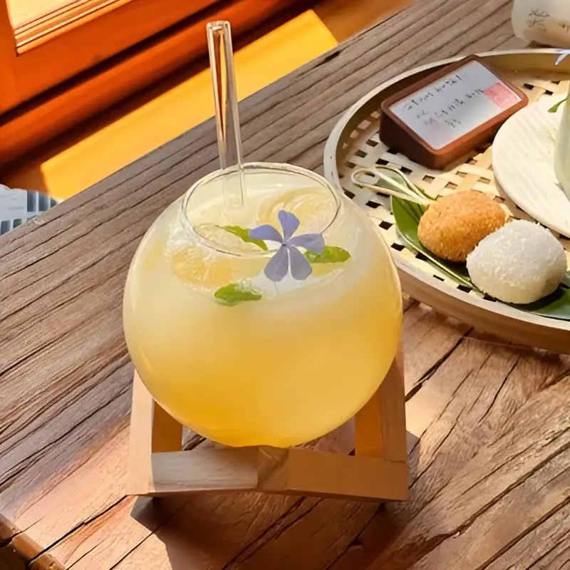Unique Glass Cocktail Tumbler
