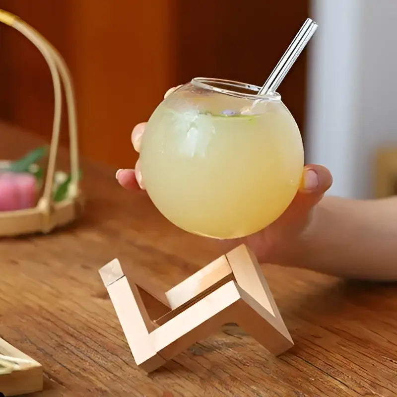 Unique Glass Cocktail Tumbler
