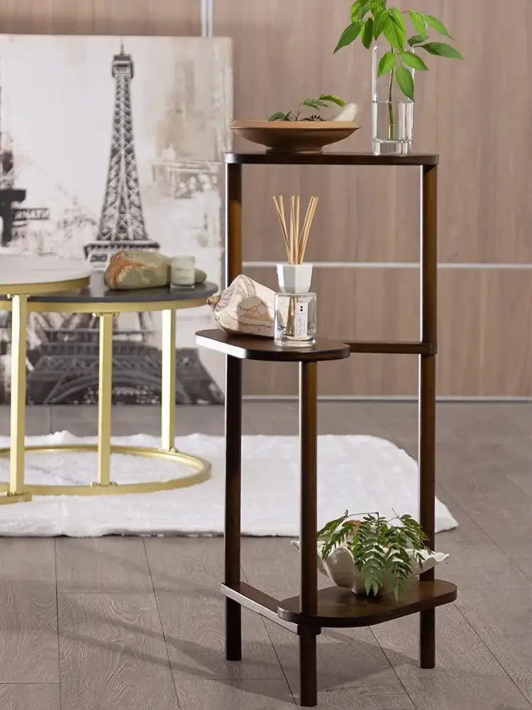 Bamboo Corner Plant Stand