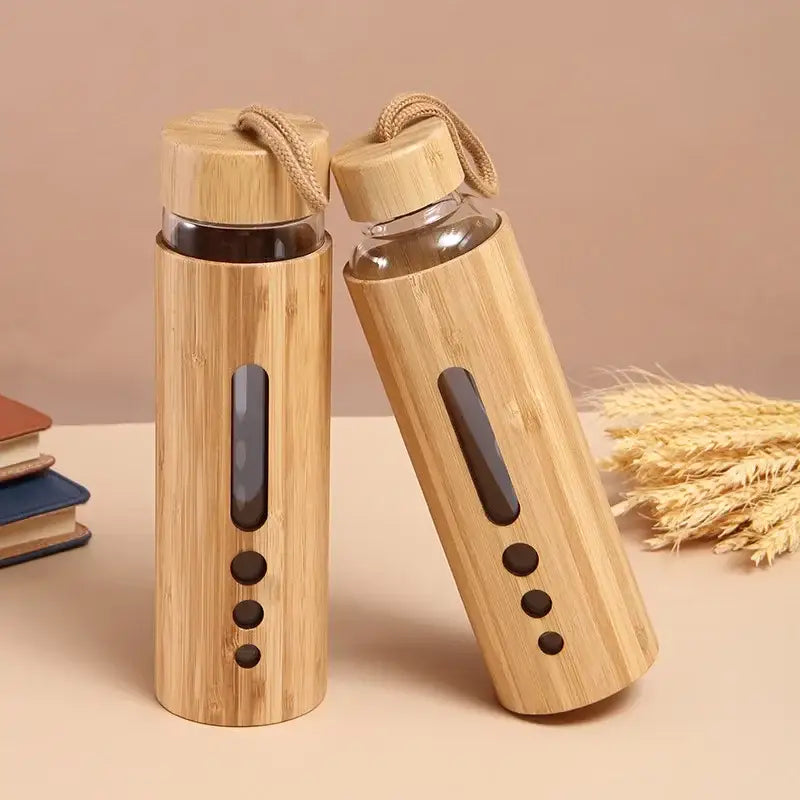 Bamboo Glass Water Bottle