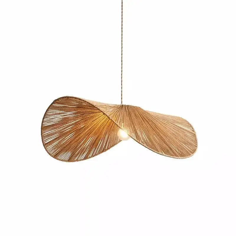 Bamboo Woven Rattan Dining Pendant Light