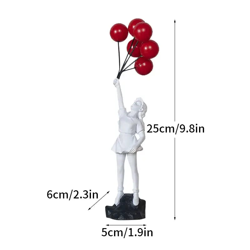 Black White Banksy Figurines