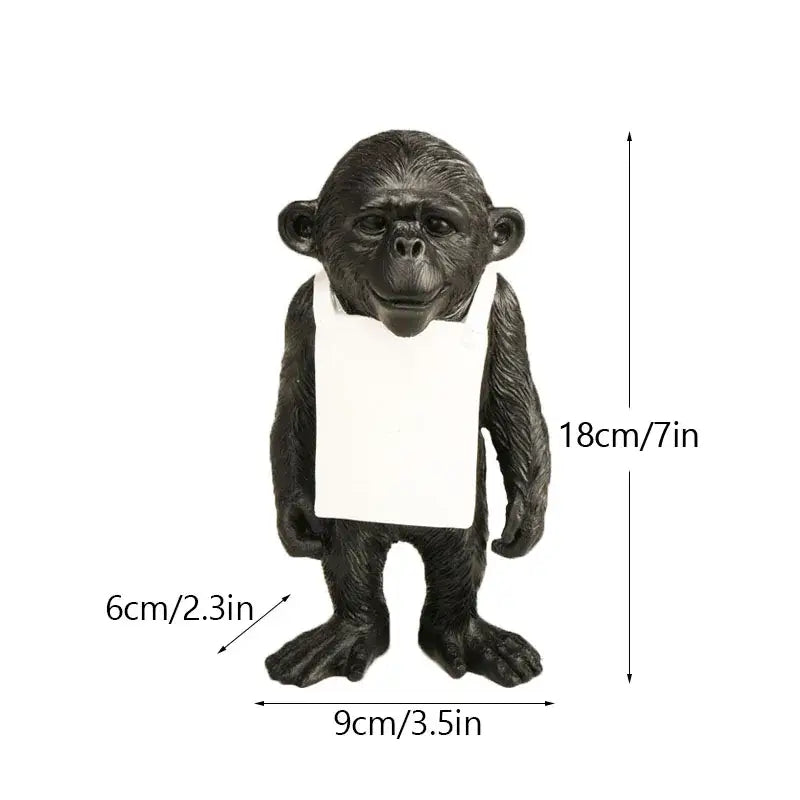 Black White Banksy Figurines