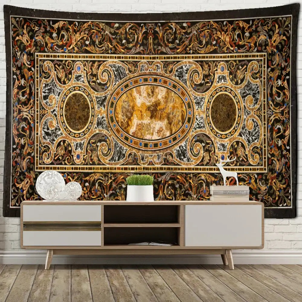 Baroque Astrology Wall Tapestry