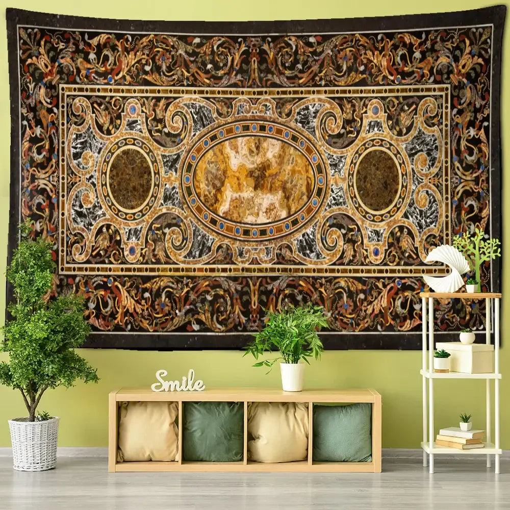 Baroque Astrology Wall Tapestry