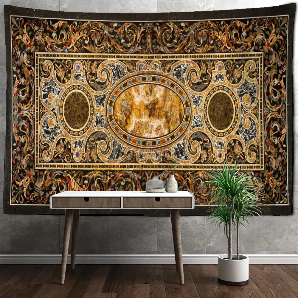 Baroque Astrology Wall Tapestry