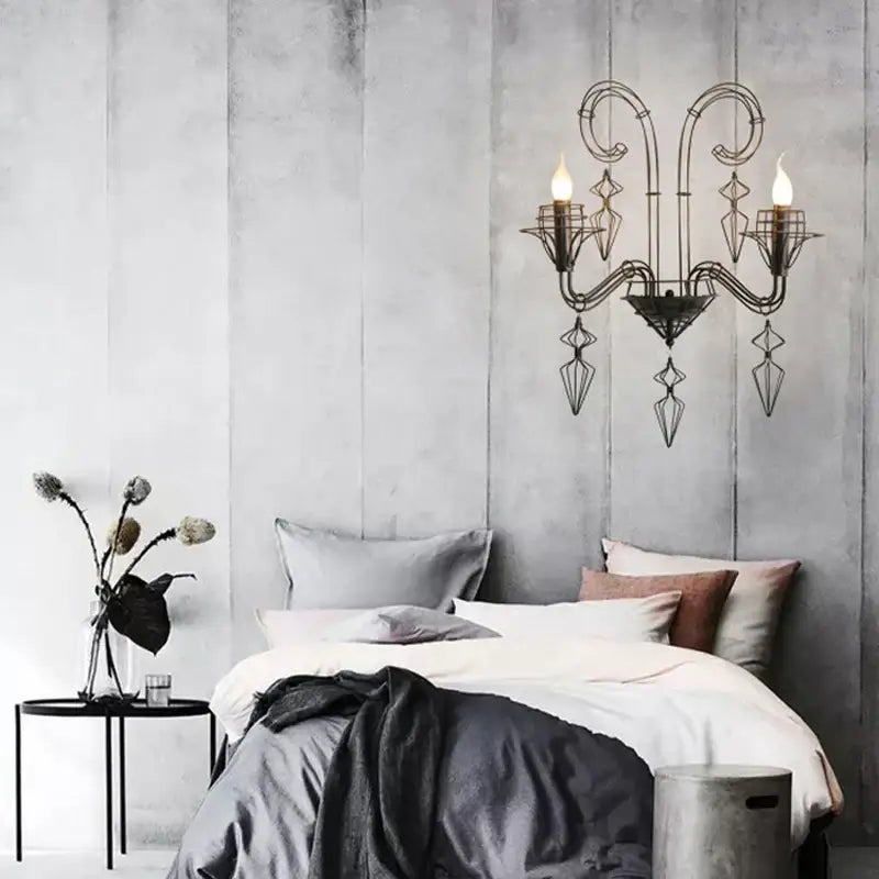 Gold Silver Baroque Chandelier