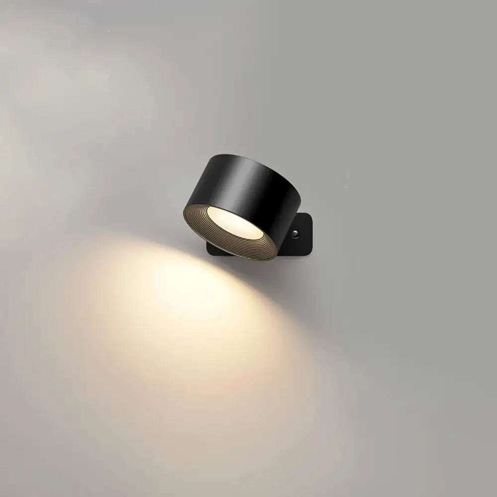 Black Battery Wall Sconce