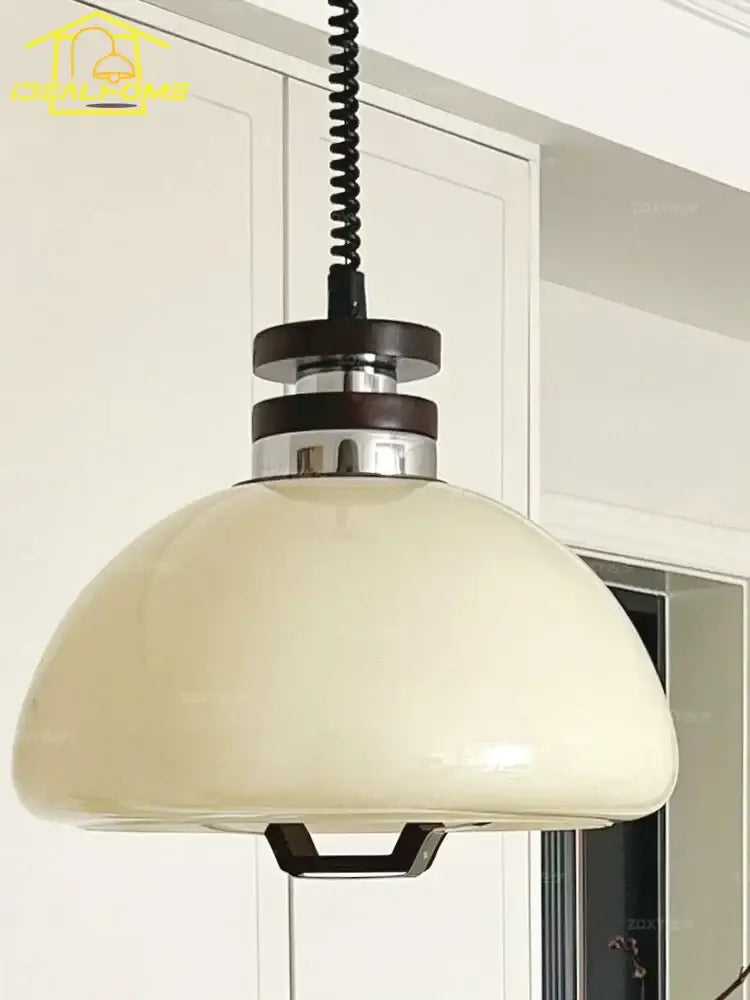 Cream Bauhaus Pendant Light