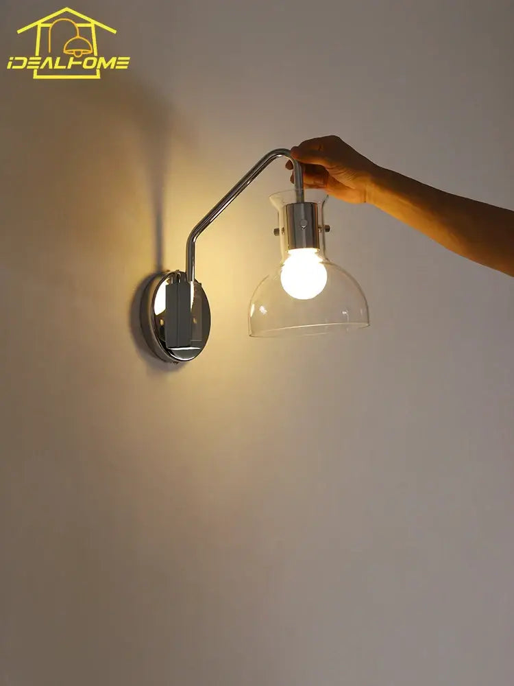 Black Metal Industrial Wall Sconce