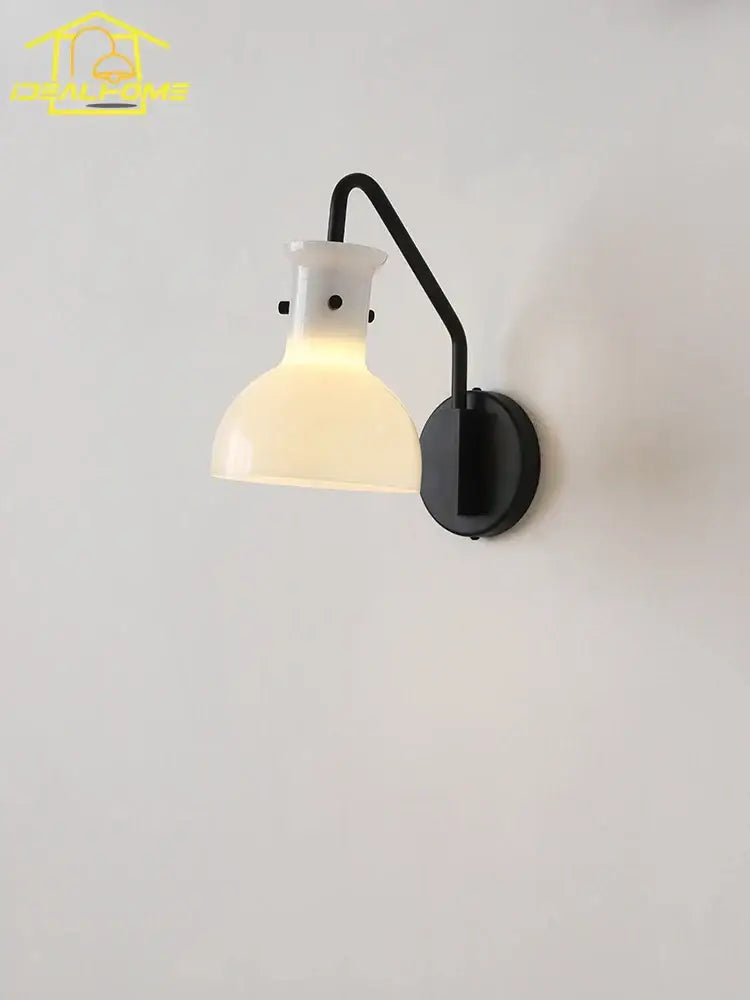 Black Metal Industrial Wall Sconce