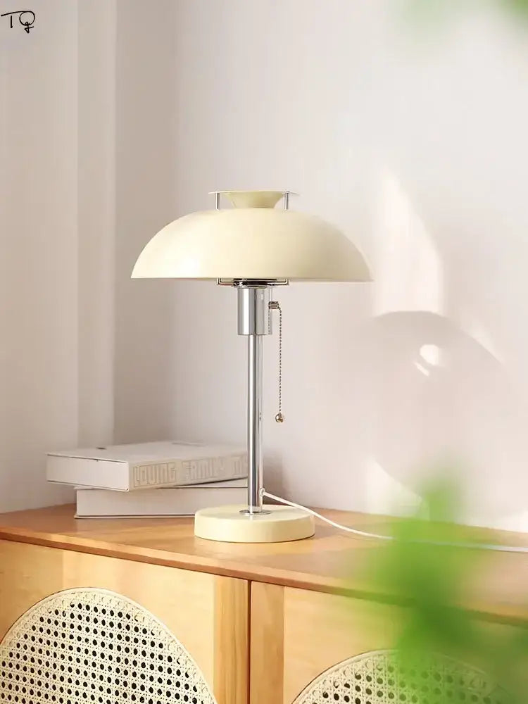 Red Bauhaus LED Lamp