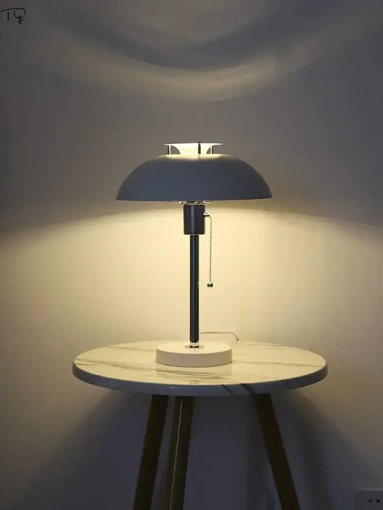 Red Bauhaus LED Lamp