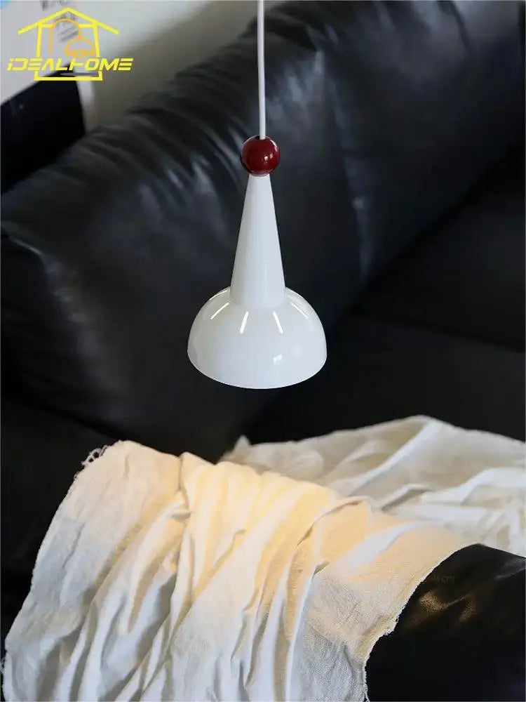 Red Glass Pendant Light