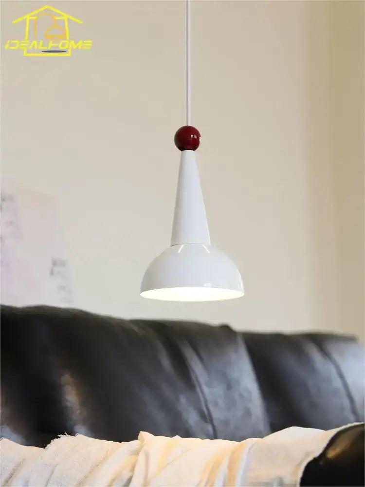 Red Glass Pendant Light