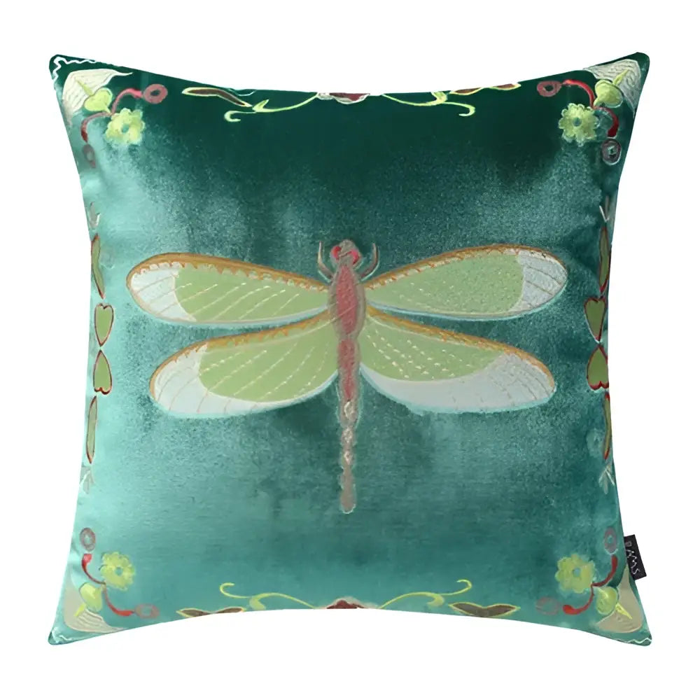 Bee Embroidery Cushion Cover