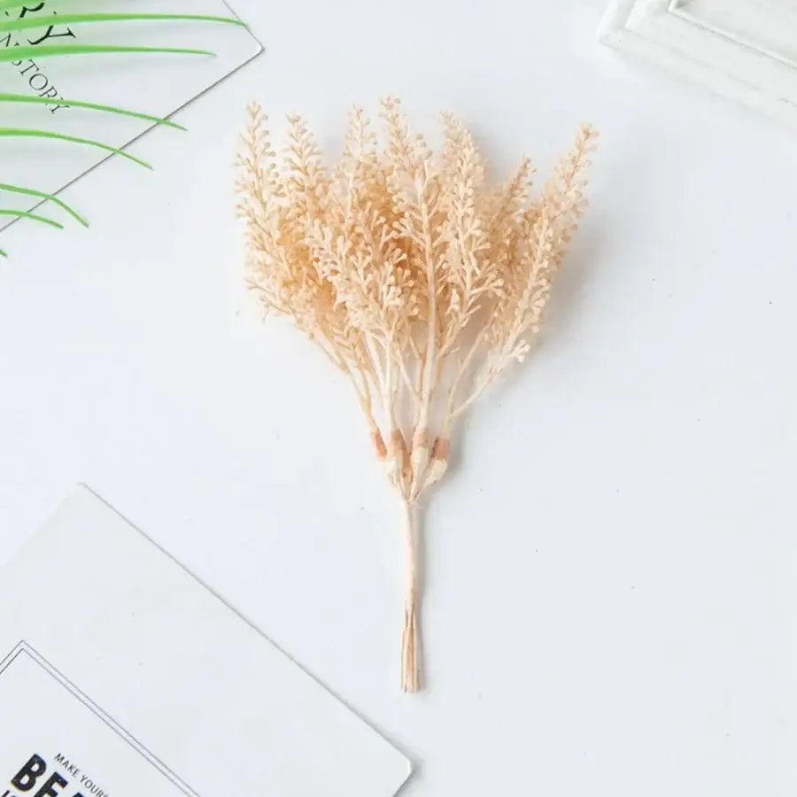 Beige Wheat Ear Stems