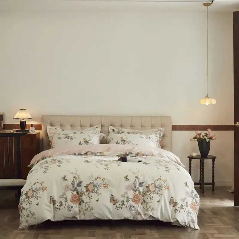Beige Blush Cotton Bedding