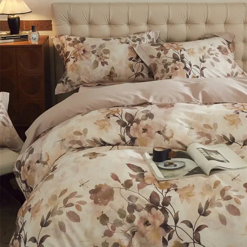 Beige Blush Cotton Bedding