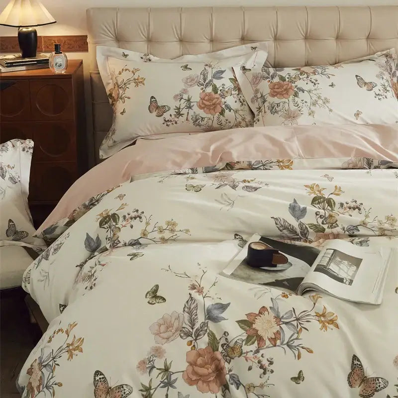 Beige Blush Cotton Bedding
