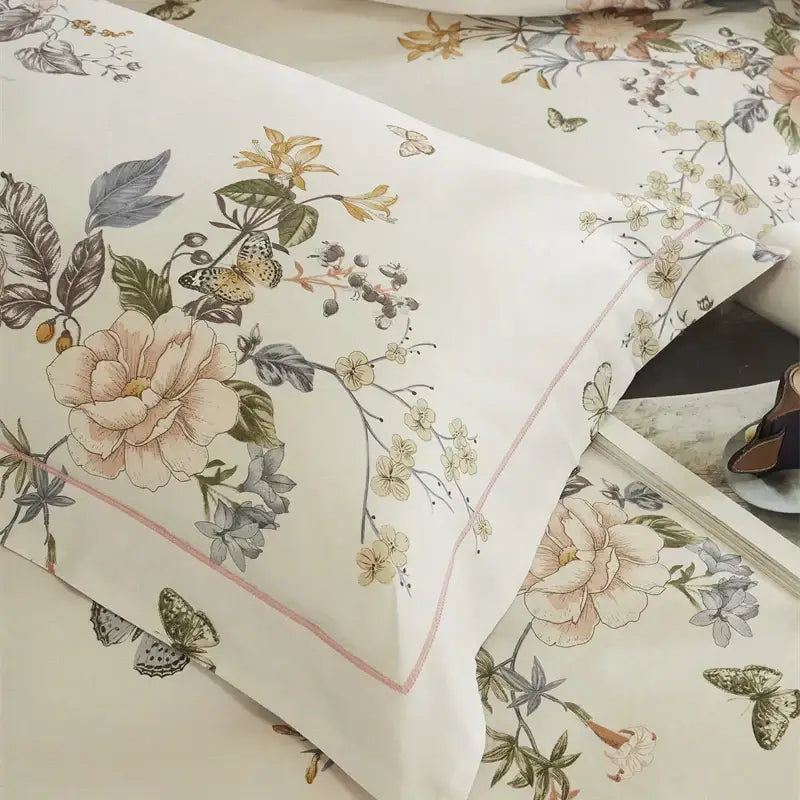 Beige Blush Cotton Bedding