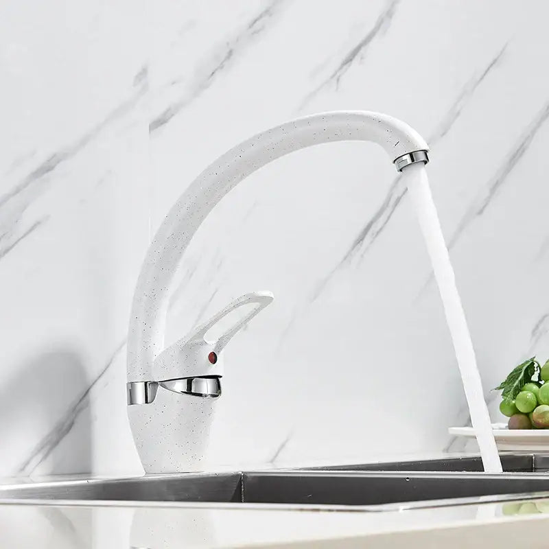 Beige Brass Swivel Faucet