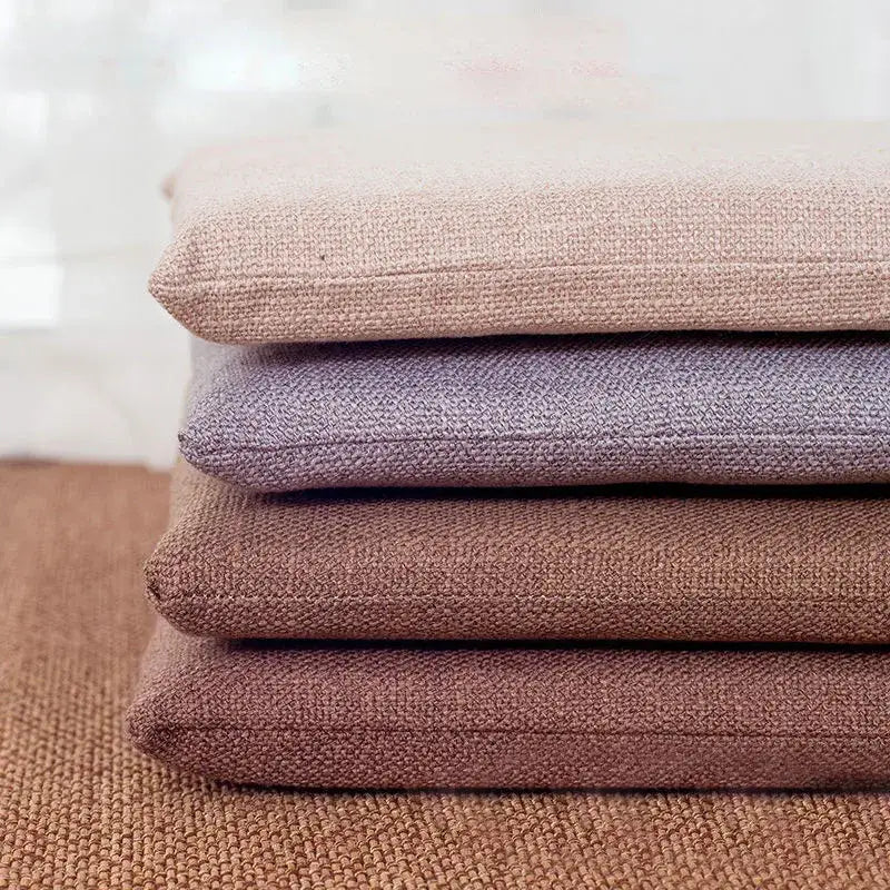 Beige Linen Chair Cushion
