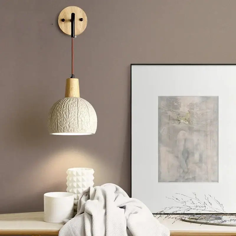 Beige Ceramic Wall Sconce