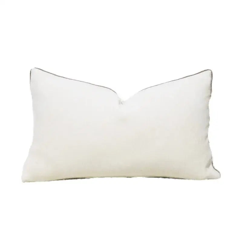 Beige Geometric Cushion Cover