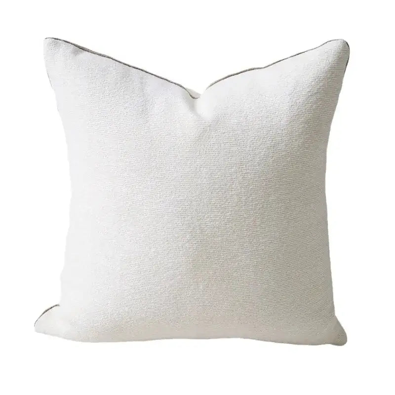 Beige Geometric Cushion Cover