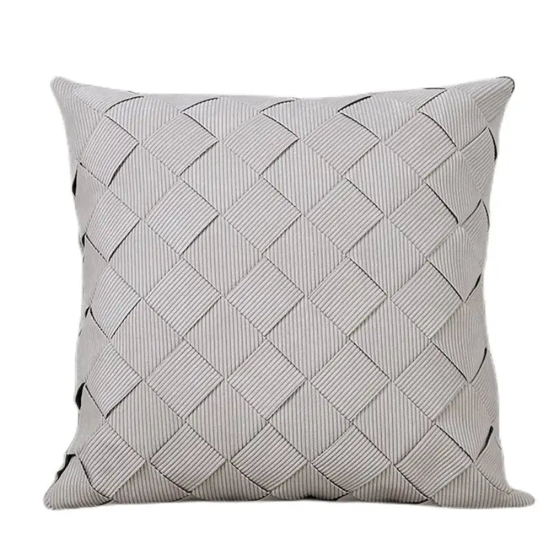 Woven Diamond Pillow Cover